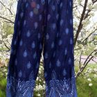 Sommarbyxa Blå Paisleymönster